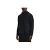 Under Armour Sun Protection Zip-Up Hooded Jacket With Drawstring And Breathable Mesh Men Jackets Black 1370494-001