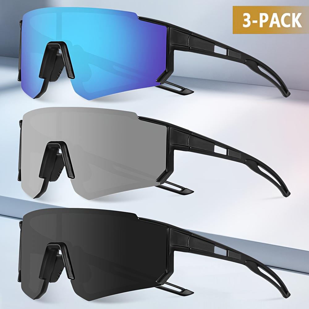1/3PCS Oversize Outdoor Cycling Sunglasses Men Women Driving Bike Glasses Bicycle Sports Climbing Protective UV400 Goggles