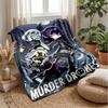 Murder DronesPrinted Flannel Blanket Cozy Skin-Friendly Warm Throw for Couch Bed Indoor Daily Use