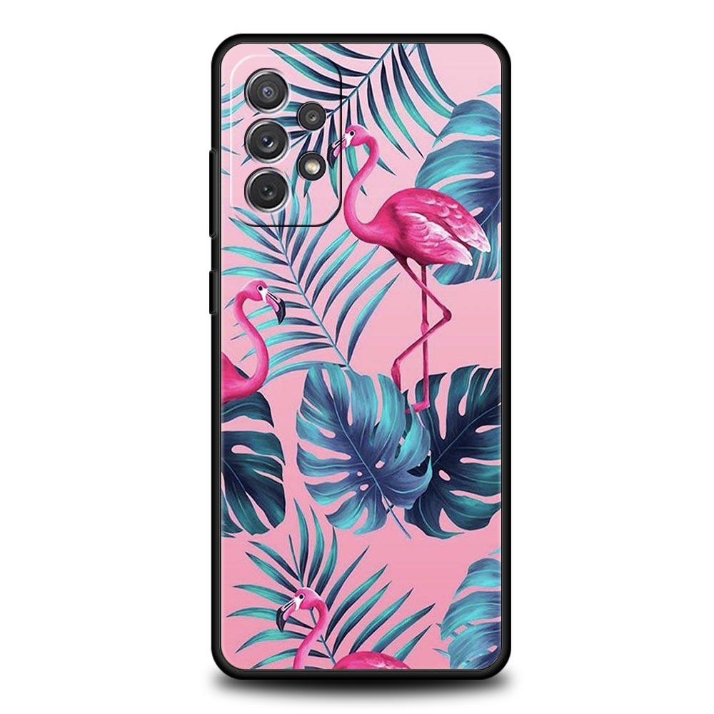 Pink Red Flamingo Phone Case For Samsung Galaxy A51 A71 A21S A12 A11 A31 A41 A01 A03s A52 A32 A22 A13 A23 A33 A53 A73 5G Cover