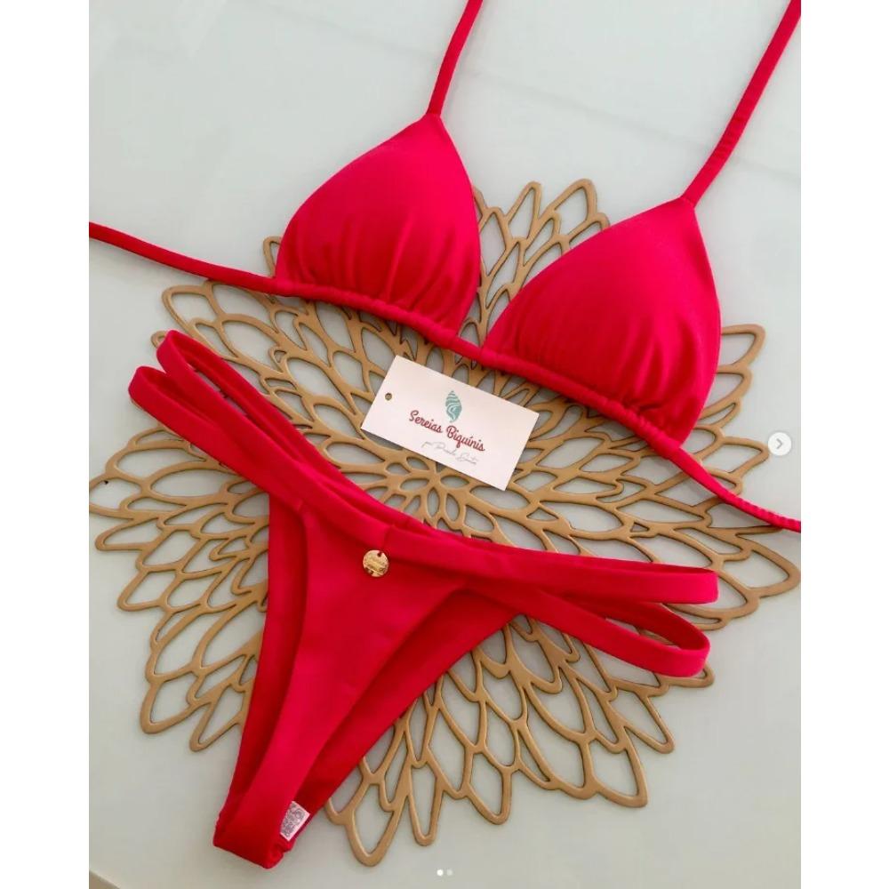 Sexy Mciro Bikini Set Women Holiday Swimsuit Lace-up Swimwear Brazilian Biquini Thong Beachwear Party Wear Vacation Bikinis