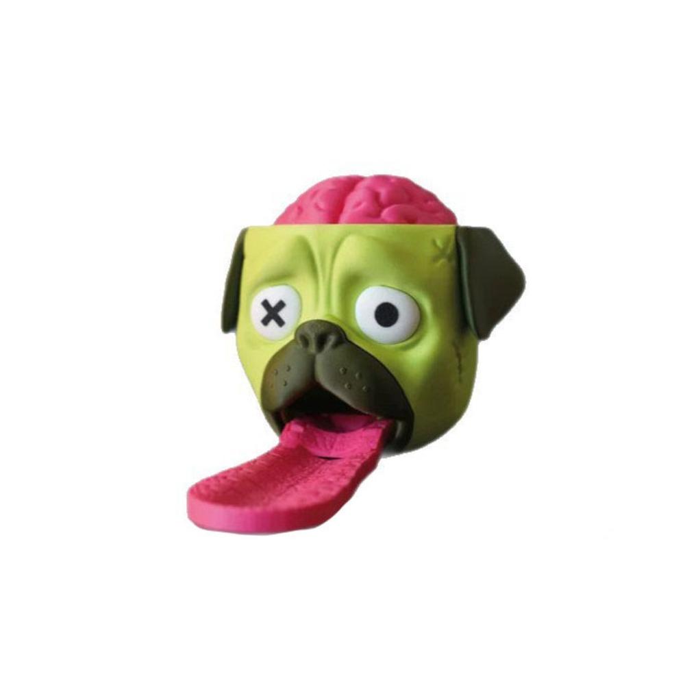 Zombie Pug Pug Candy Dispenser Push Candy Storage Container Unique Zombiepug Candy Machine  Parties 14*13*12cm-Dog
