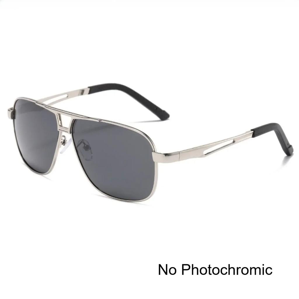 Men Driving Chameleon Sun Glasses for Day and Night Dual-use Male Color Change Lens Vision Polarized Photochromic Sunglasses