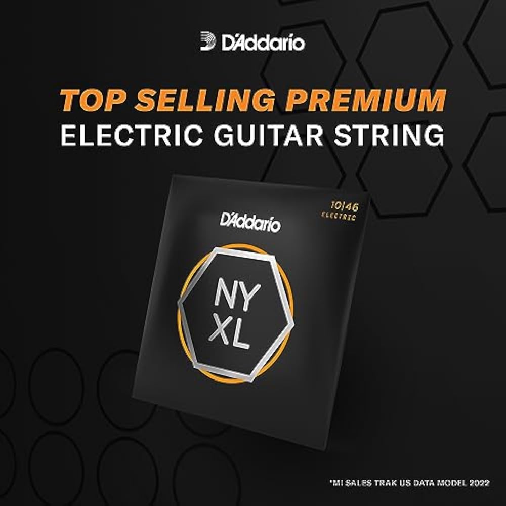 D'Addario Daddario Electric Guitar Strings NYXL Regular Light 7 Strings .010-.059 NYXL1059 [Domes...