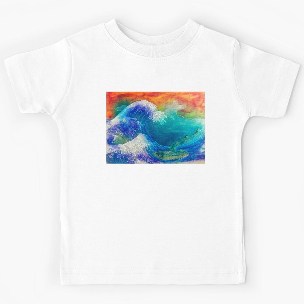 The Great Wave of Weird Fishes (Arpeggi) Kids T-Shirt 170