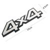 1Pc Aluminum Sticker On Chrome 4WD 4X4 Fender Car Decal Emblem Trim Badge Logo 3D Metal Sticker For Truck Auto Styling