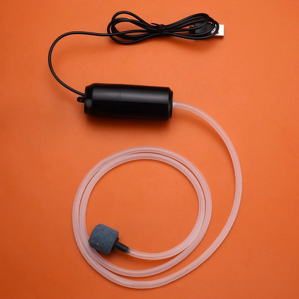 Мини Аквариумный Воздушный Насос Портативный USB Аквариум Кислородный Воздушный Насос С Аэратором Бесшумный Энергосберегающий Кислородный Насос Для Аквариума Рыбалки