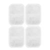 4pcs Pet Fountain Replacement Filters Activated Carbon Filter for Cat Dog Water Feeder(Lotus Filter