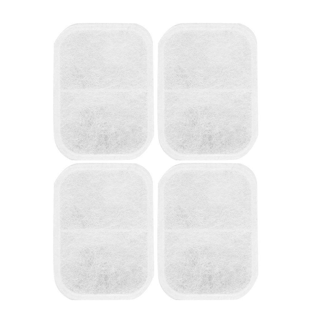 4pcs Pet Fountain Replacement Filters Activated Carbon Filter for Cat Dog Water Feeder(Lotus Filter