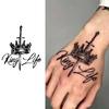 1 Sheet Graffiti Anchor Compass Temporary Tattoos For Adults Hands Necks Ankle, Fake Tattoo Stickers Waterproof Realistic Tatoos