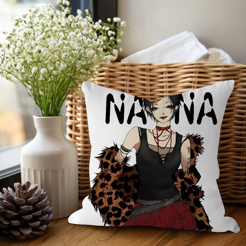 

O-OosakiS Nana Stitch Lucky Dragon Pillow Cover Sofa Cushion Cover Home Room Decoration Children Gift 12x12Inch