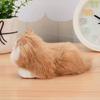 Cozy Fluffy Plush Cat Ornaments Cartoon Realistic Kitten Decoration Desktop Decoration  Home Decor