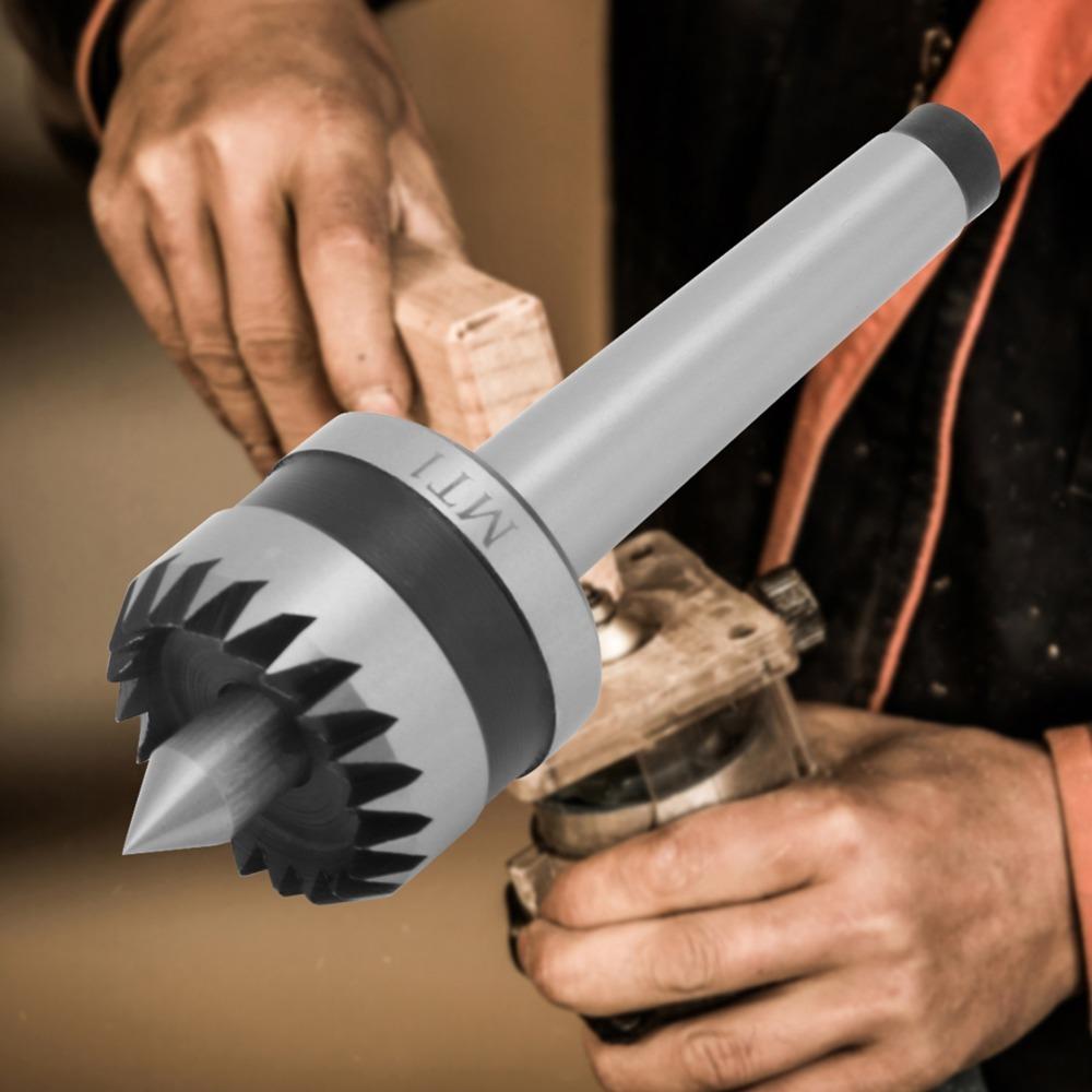MT2 Morse Taper Lathe Drive Center Metal Construction Lathe Turning Tool Accessories Woodworking