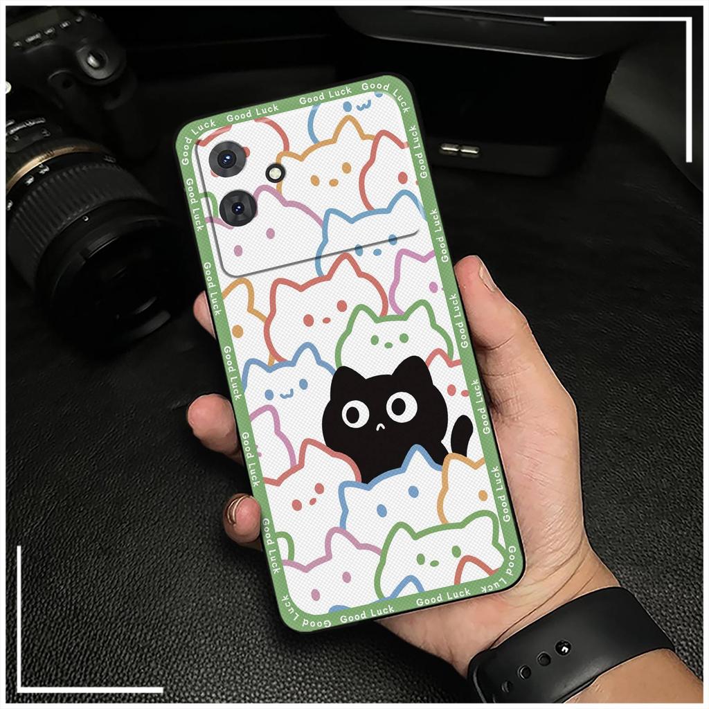 Back Cover Durable Phone Case For Cubot Note21 Cute Soft Case Waterproof Graffiti TPU Cartoon Dirt-resistant Full Wrap