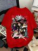 Sommer Große Größen Demon Slayer Anime Aufdruck Herren und Damen T-Shirt Lässig Eltern Kind Oberteil Mode Baumwolle Y2K Harajuku Straße