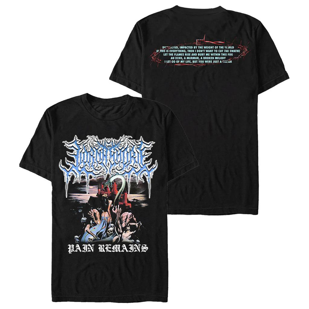 Rona Coast Band Death Metal Style Rock Dark American Loose Mens and Womens TShirt Short Sleeve
