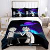 Space Adventure Friendship Print 3Pcs Bedding Setduvet Cover With 2 Bedropillowcase Home Birthday Gift