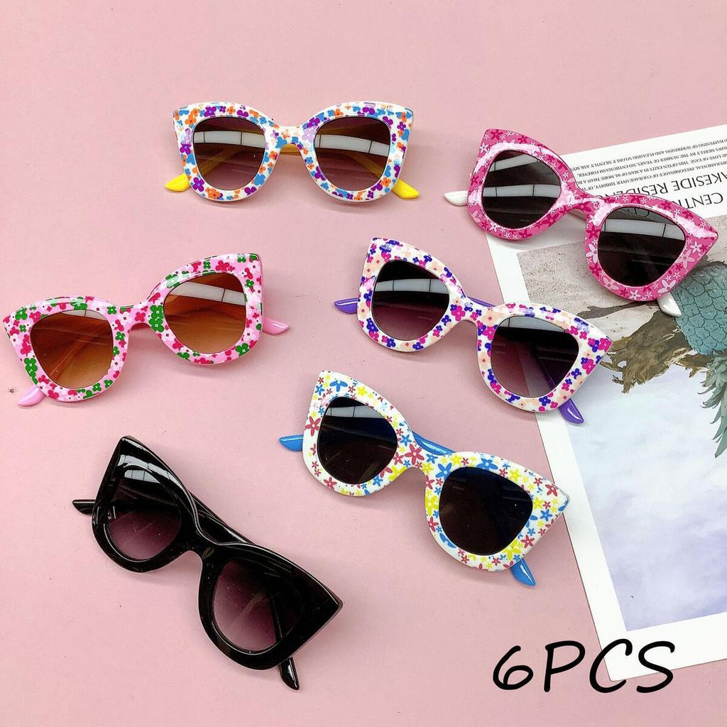 2025 Flower Children's Sunglasses Cross border UV400 Protection Baby Boys and Girls Eye Protection Glasses
