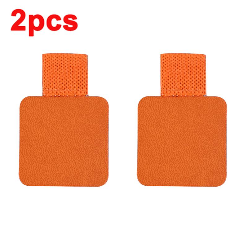 Tragbarer Stiftclip PU-Leder Stifthalter Selbstklebend Bleistift Elastikschlaufe Abdeckring für Notizbuch Journal Klemmbrett