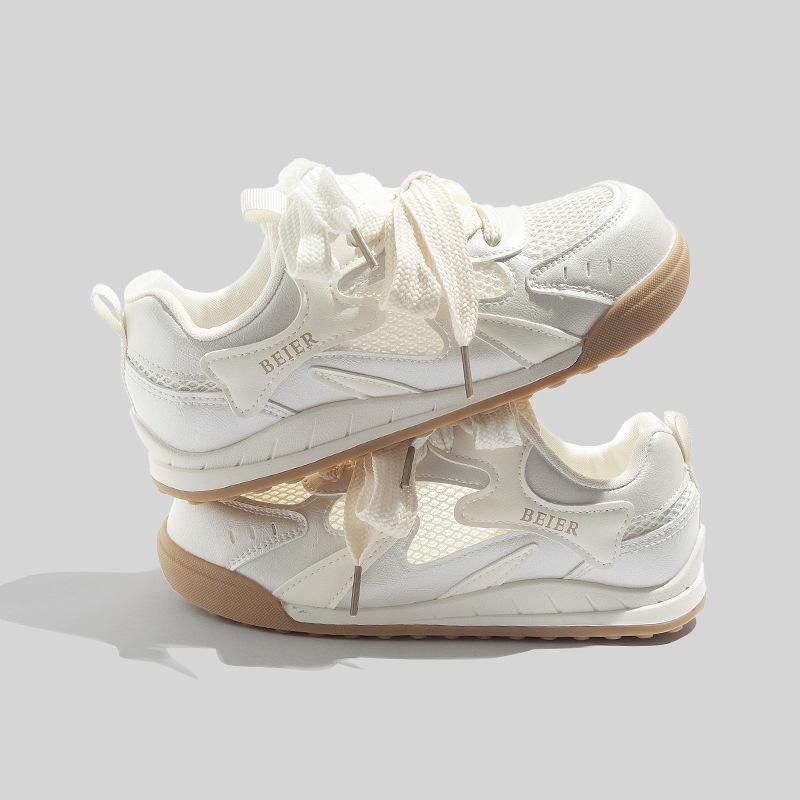 

Женская обувь на мягкой подошве, увеличивающая рост, Универсальная белая обувь, Дышащая повседневная обувь, Модная обувь «папины кроссовки» 38