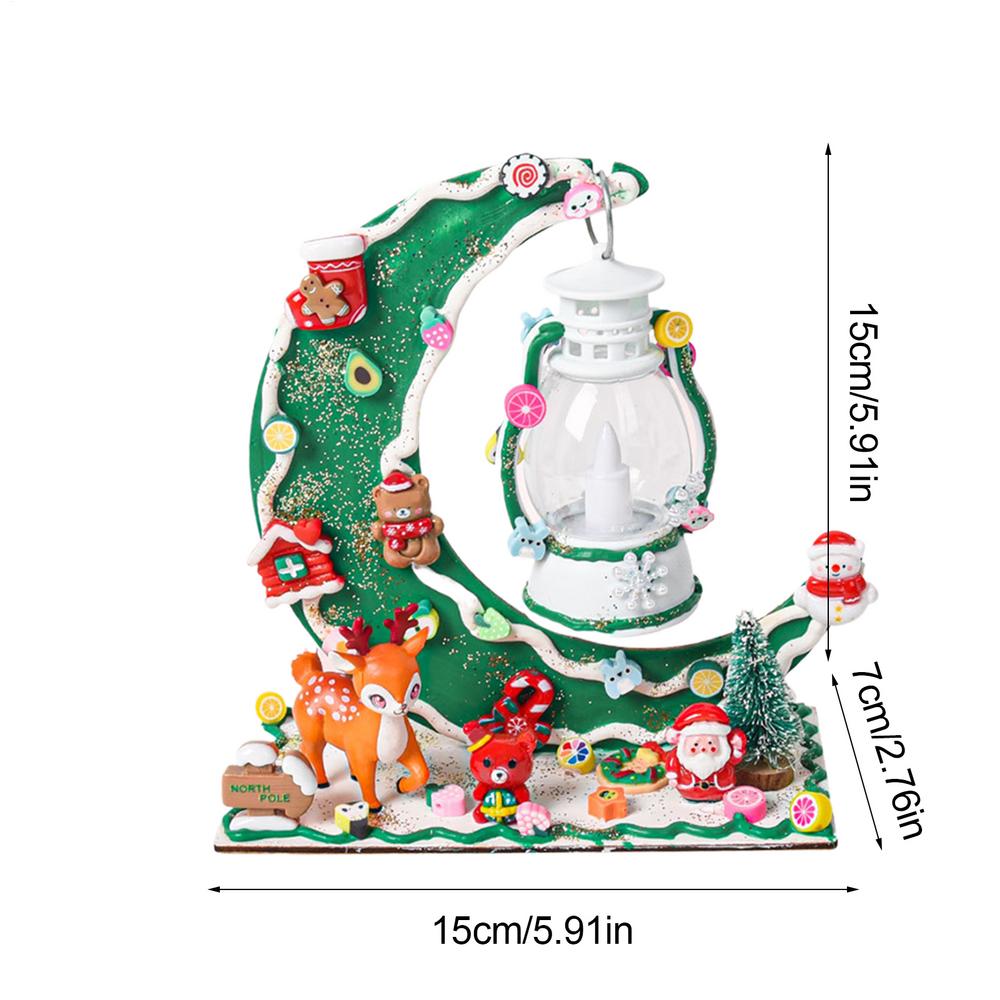 Weihnachtsmann Nachtlicht Weihnachten Niedliches Nachtlicht für Kinder Cremekleber Weihnachtsbeleuchtung mit exquisitem Weihnachtsthema