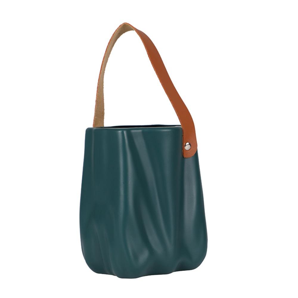 

Modern Flower Vase Creative Plastic Flower Pot Desktop Ornament Hydroponic Flower Holder Office