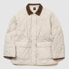 Umbro Women'S Collared Mid-Hip Padded Jacket Beige (Uq322Cpj94)