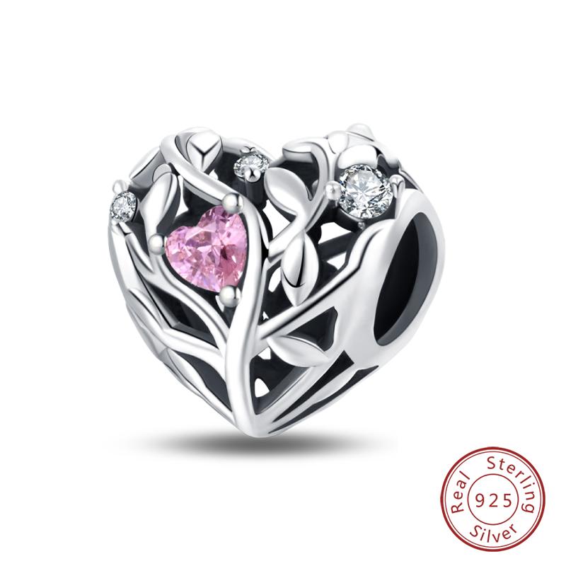 Copper Classic Pink Lotus Angel Butterfly Charm Bead Fits Genuine Bracelet Lucky DoItYourself Jewellery Gift Beautiful Exquisite