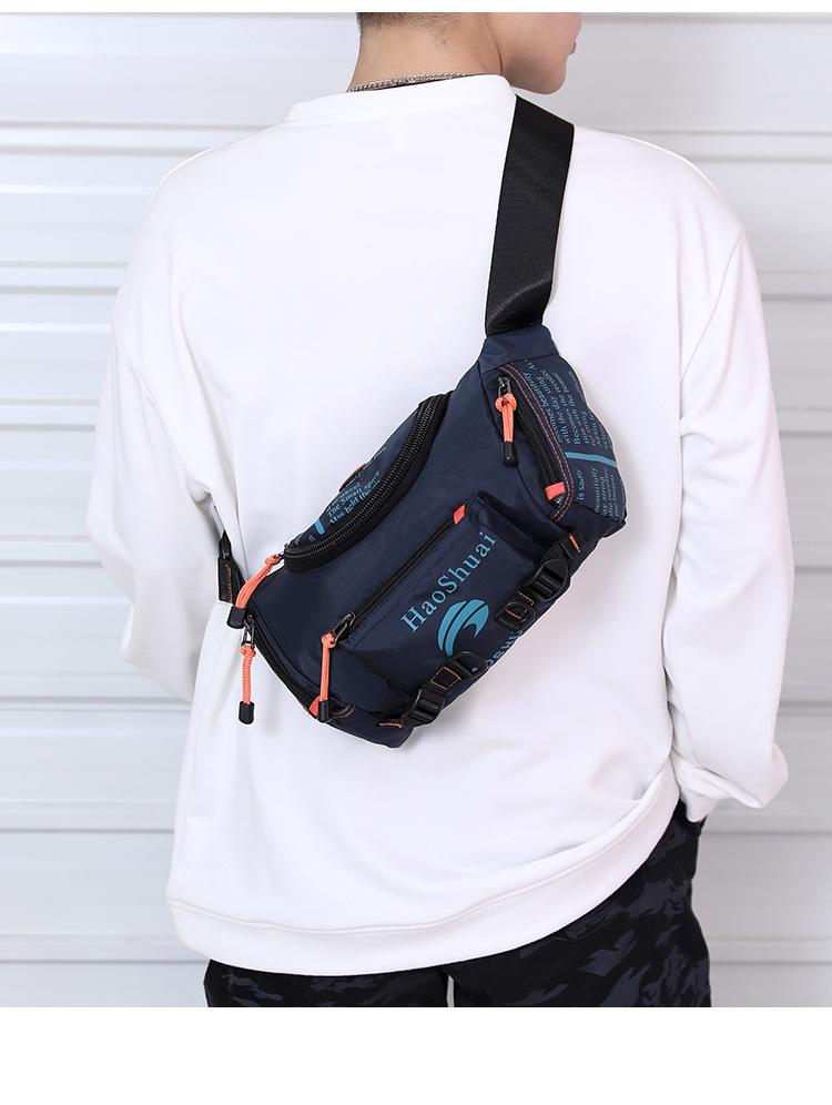 Cross-Border Multifunktions-Brusttasche für Herren: Große Kapazität, Schulter-Messenger und Sport-Rucksack mit doppeltem Verwendungszweck