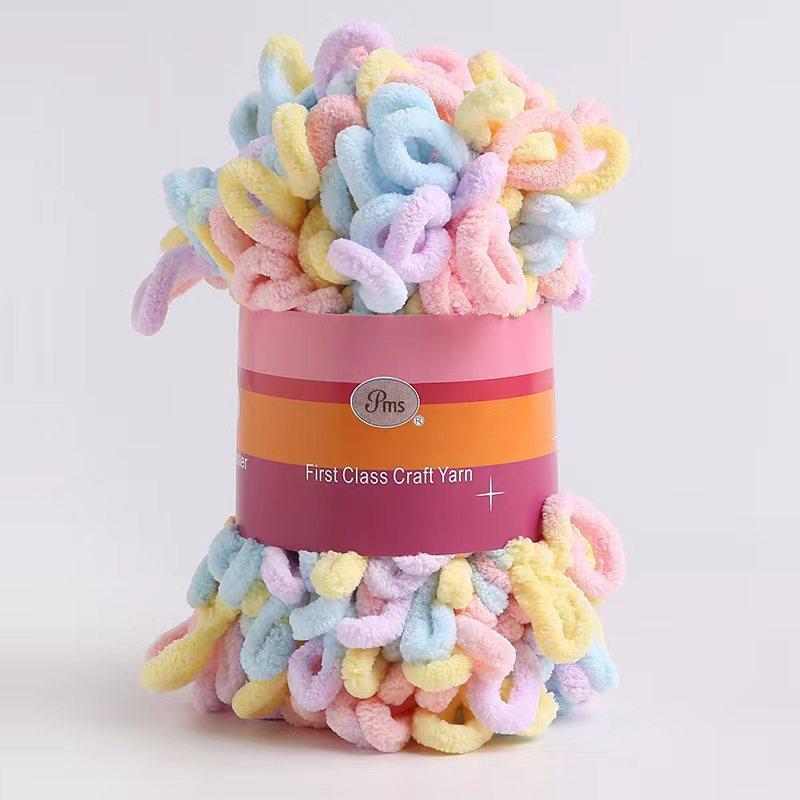 100g/Rolle Finger Loop Garn Faden Flauschig Weich Chenille Dickes Garn Handgestrickte Decke Schal Häkeln Strickgarn DIY Garn Verkauf