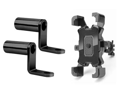 Kelepçe Çubuğu, Motosiklet, Çoklu Çubuk Tutucu, Akıllı Telefon Tutucu, Gidon, Ayna, Motosikletler İçin, Raket, Bisiklet, Evrensel