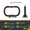 Zeadio Smartphone Camera Stabilizer Handheld Video Grip 1/4 Inch Screw Triple Cold Shoe Mount for iPhone Android DSLR Action Cameras
