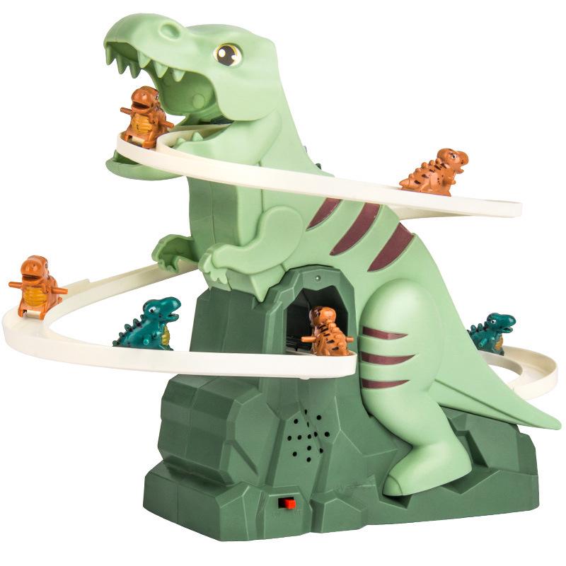 Authorized Milk Dragon Auto-Climb Single Rail Electric Adventure Track Toy