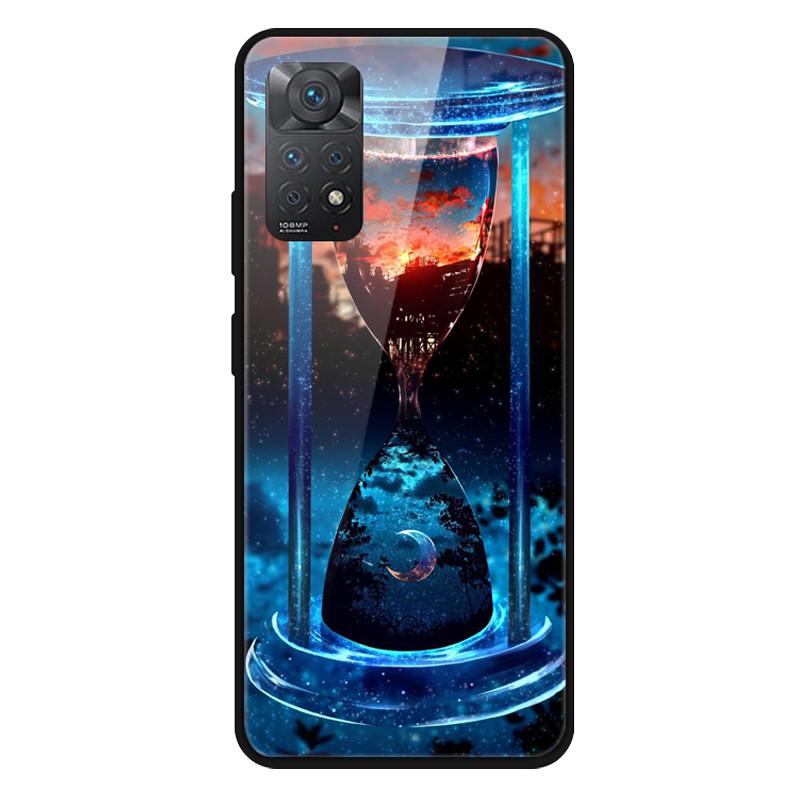 Fashion Glass Cover For Xiaomi Redmi Note 10 / Note 11 / Note 12 Case Tempered Glass Covers for Xiaomi Redmi Note 12 4G Case
