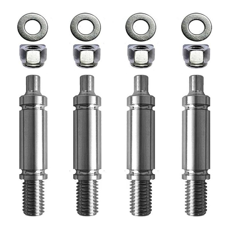 

4Pieces Dryer Drum Roller Shaft Set Dryer Support Stainless Steel for Efficient Performances and Easy Installation 1
