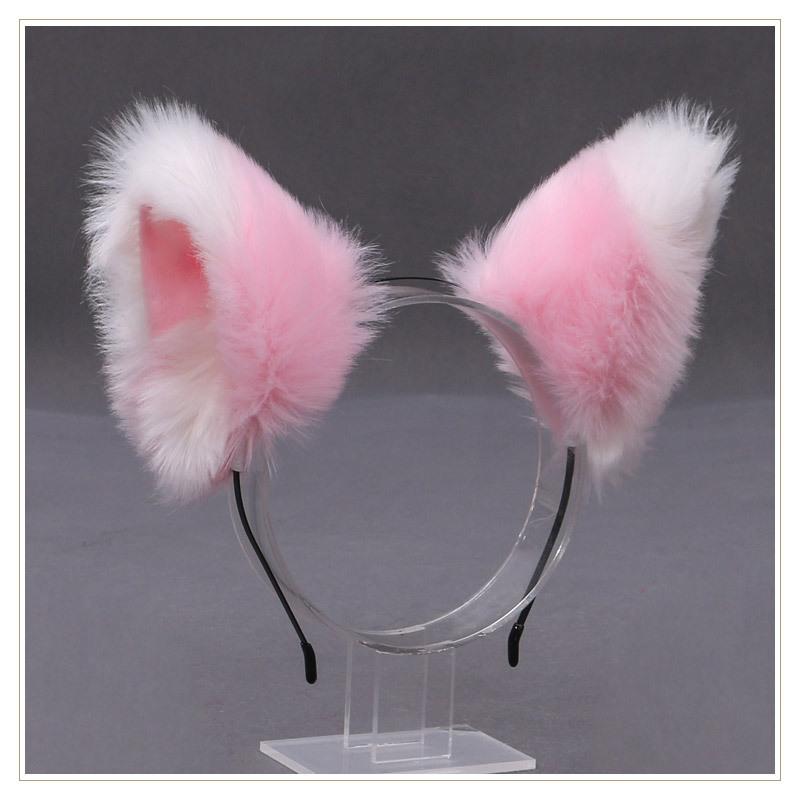 Sexy Temptation Lolita Animal Cat Fox Ear Headband Cosplay Faux Fur Headband Girl Halloween Anime Headband Hair Accessories