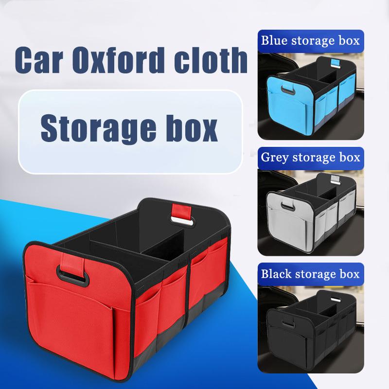 Large Collapsible Trunk Organizer with Multi Pockets Compartments Storage Organizer for Car SUV Minivan