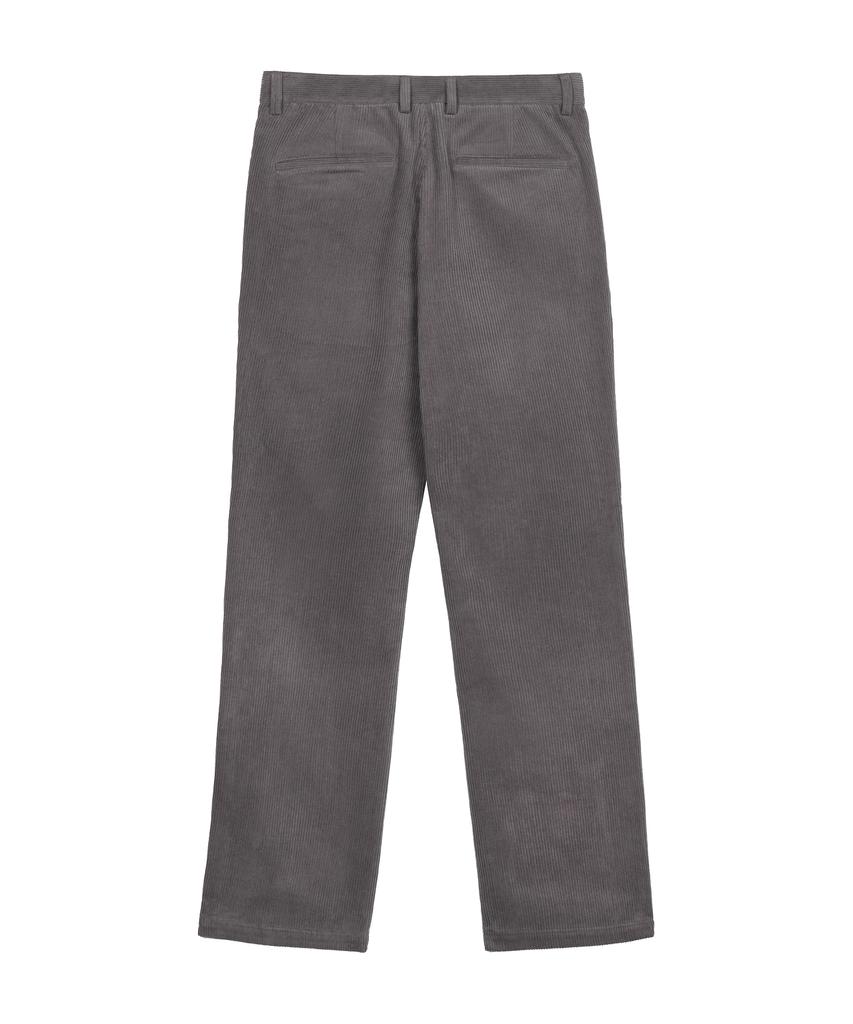 GUVO Corduroy Straight Pants, Gray