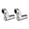 304 Stainless Steel Shower Bathtub Faucet Brushed Nickel Adjustable Angle Angle Valve Solid Brass Curved Foot