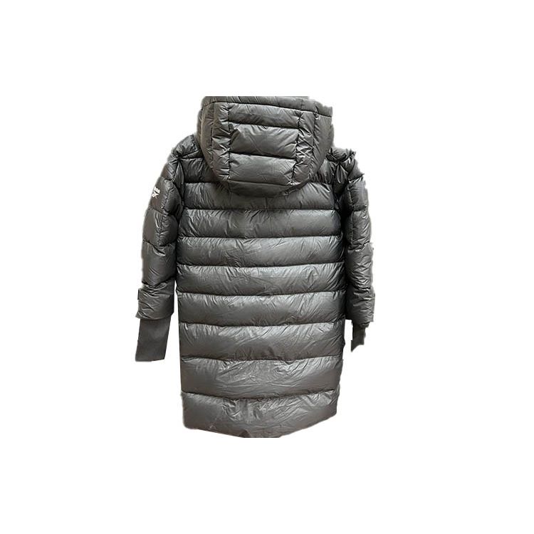 Reebok Solid Color Casual Windproof Waterproof Long Sleeve Down Jacket Women outerwear Black FU1687
