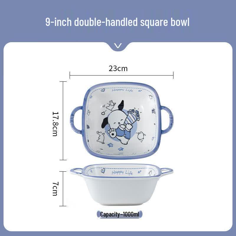 Cute Cartoon Ceramic Dinnerware Set
