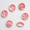 6x Clay Earrings Moulds Basketball Earring Cutting Molds Jewelry Making Molds Clay Earrings Cutter