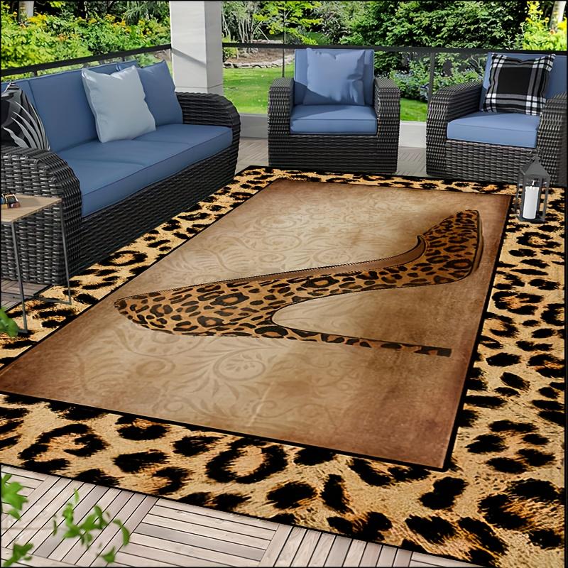 Rutschfester Flächenteppich, maschinenwaschbar, wasserdicht, für Zuhause, Wohnzimmer, Schlafzimmer, Kinderzimmer, Außendekoration, Bodenmatte