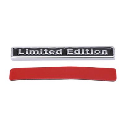 3D Chrome Metal Sticker Car Accessories Sticker Limited Edition Badge Car Decal Sticker For Car Styling Word Letter Sticker