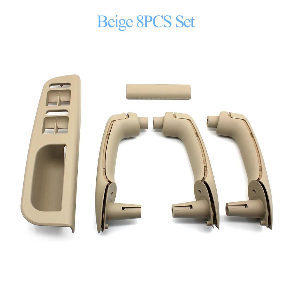 LHD Interior Front Rear Left Right Door Armrest Panel Pull Handle Grab Cover For Volkswagen VW Bora Golf 4 MK4 Jetta 1999-2004