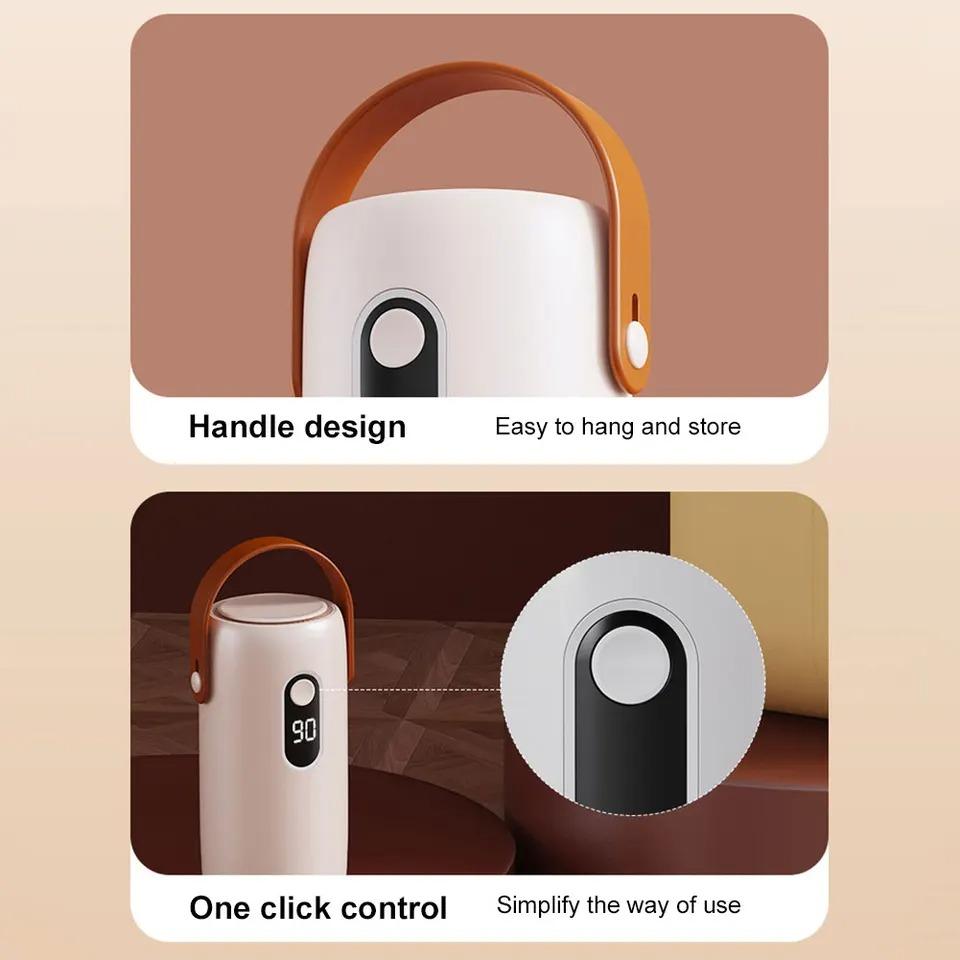 Portable Clothes Dryer with Timer Mini Clothes Dryer Large Capacity Digital Display Dor Light Clothes Underwear Baby Clothes Foldable Clothes Dryer