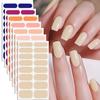 Strisce per Unghie in Gel Semi-Cura Yousheng con Lima Facili da Applicare Rimuovere Adesivo Richiede Luce UV LED Adesivo per Unghie Manicure Fai-da-Te Smalto per Unghie