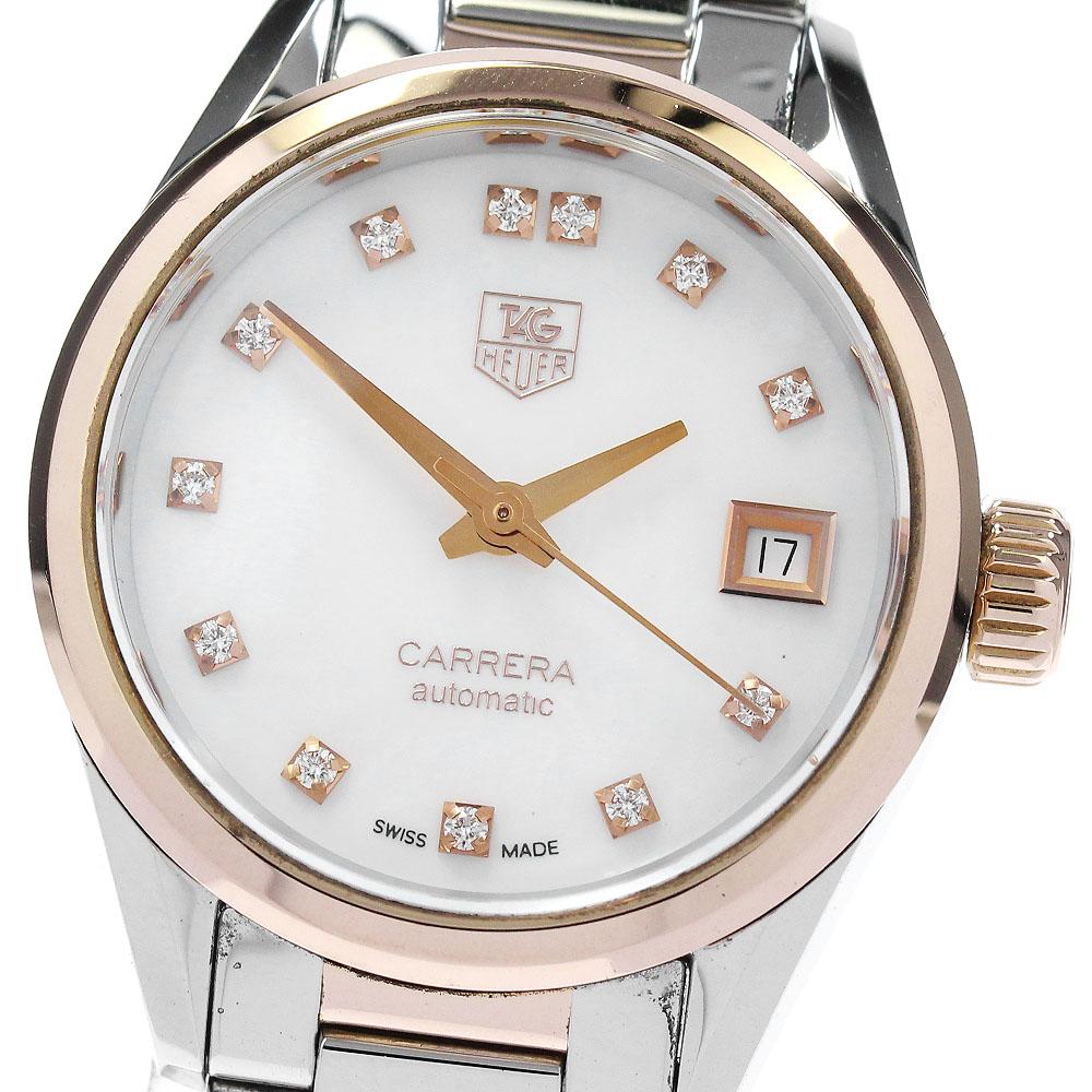 

TAG Heuer TAG HEUER WAR2452 Carrera Caliber 9 12P Diamond Date Automatic Winding Ladies _838171 [Used]