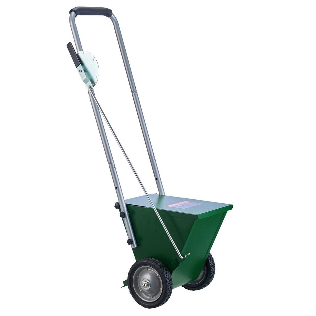 Dry Line Marker 2-Wheel 2 or 4 In Lines Heavy Duty Steel Chalker 25 Lbs