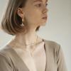 Al Rischa by Lupo Miiche Cross Pearl Necklace